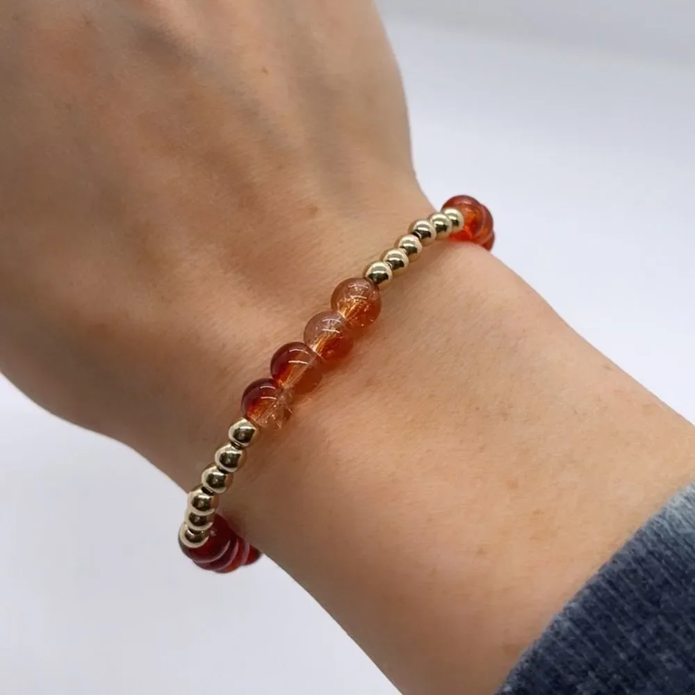 NWT Wool + Pepper Co. Fall 2021 Glass Bracelet - Picture 1 of 4